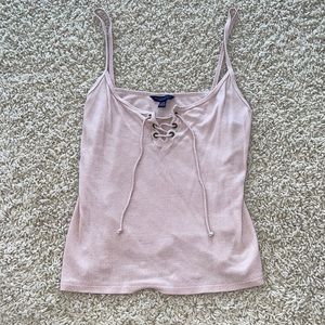 Aeropostale Lace Up Tank Top
